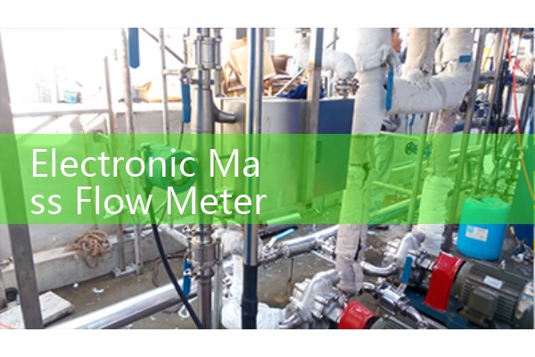 Electronic mass flowmeter
